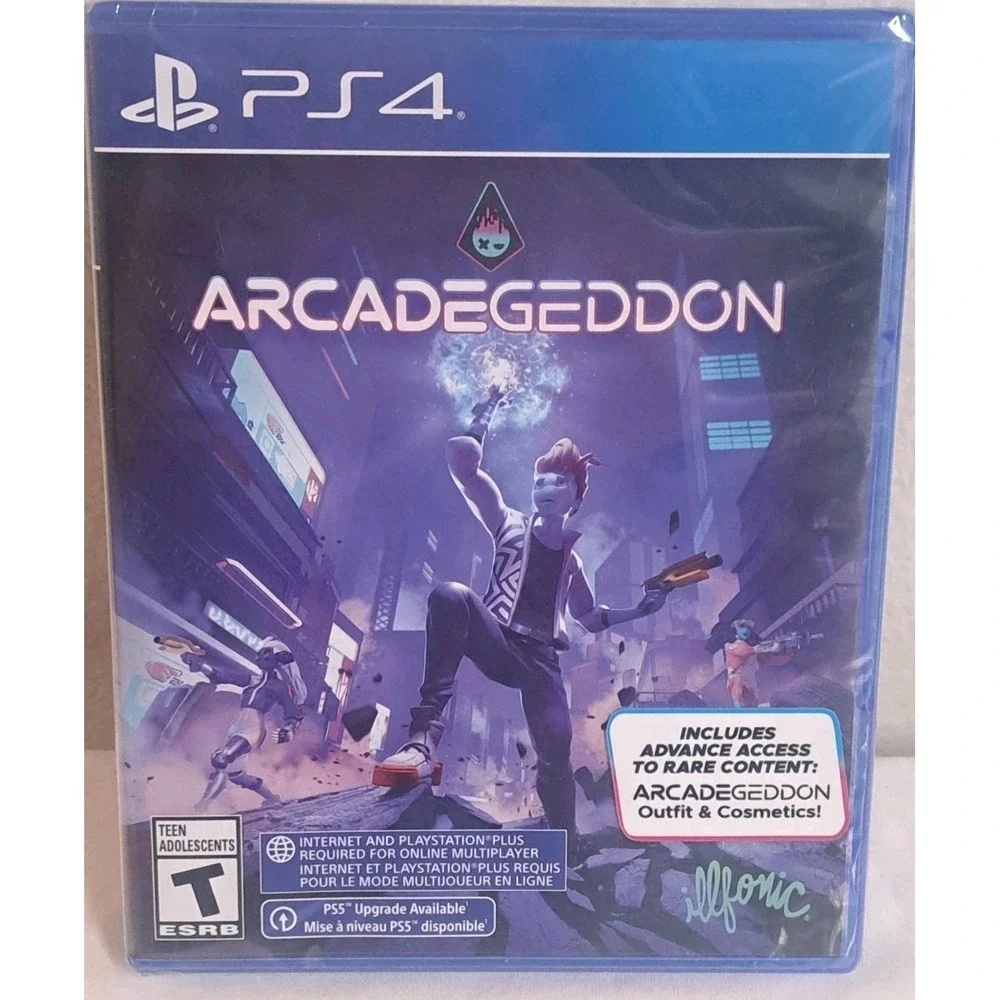 Arcadegeddon Launch Edition PS4 Game NEW SEALED w/ Advance Access Cosmetics
